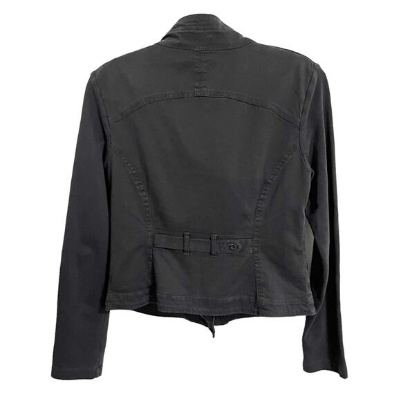 Marrakech for Anthropologie Faravel Moto Jacket Vintage Black Full Zip Grunge M - Picture 4 of 12